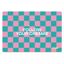 Frühstücksbrettchen  "Follow your creams"