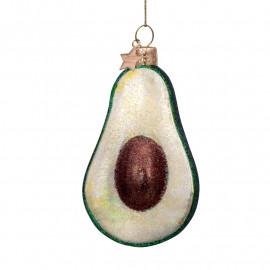 Anhänger Glasornament Avocado