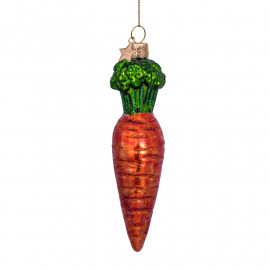 Anhänger Glasornament Karotte