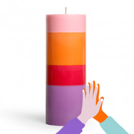 Stumpenkerze FREUNDSCHAFT, Immer und Jetzt