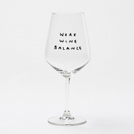 Weinglas `work wine balance´