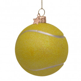 Anhänger Glasornament Tennisball
