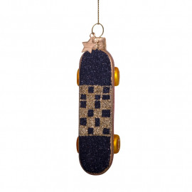 Anhänger Glasornament Skateboard