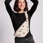 OLIVIA fanny pack punkte beige4