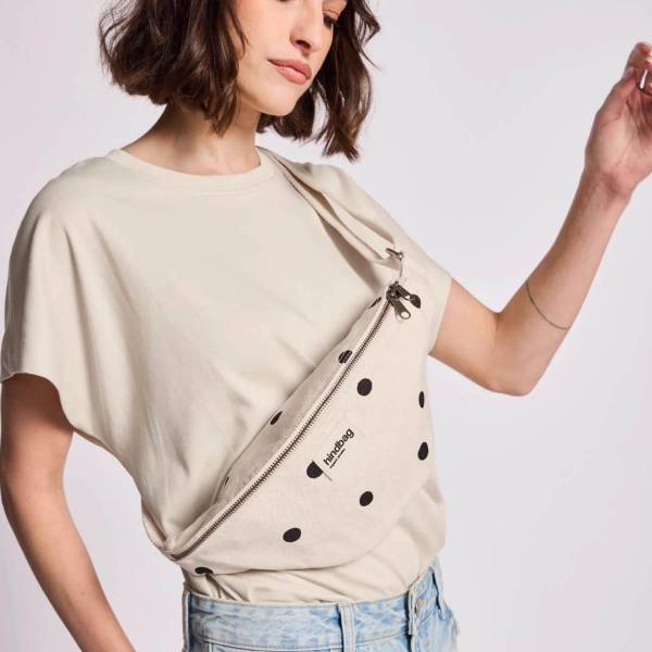 OLIVIA fanny pack punkte beige6