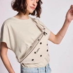 OLIVIA fanny pack punkte beige6