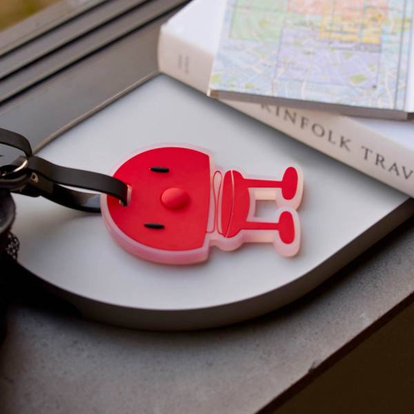 Hoptimist Bag Tag red