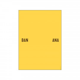 Poster A3  banana split, PLTY