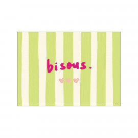 Poster A4 bisous, Rio Soléy