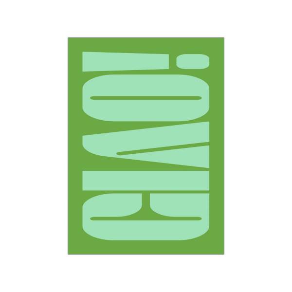 Poster A3 green tone illusion_andreas_magnusson