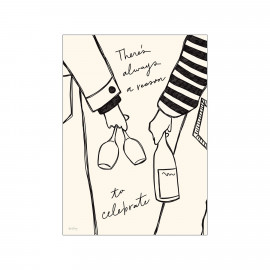 Poster A3 there´s always a reason to celebrate, Rio Soléy