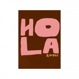 Poster A4 hola amigos, Treechild