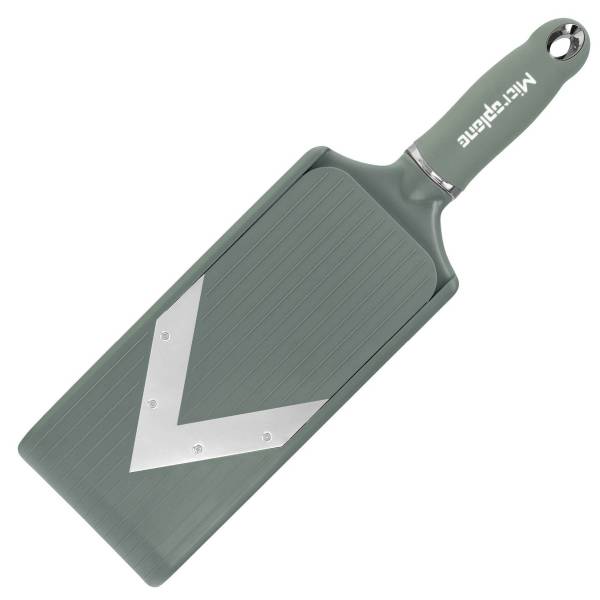 Microplane_V-Hobel verstellbar eukalyptus green