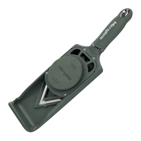 Microplane_V-Hobel verstellbar eukalyptus green2