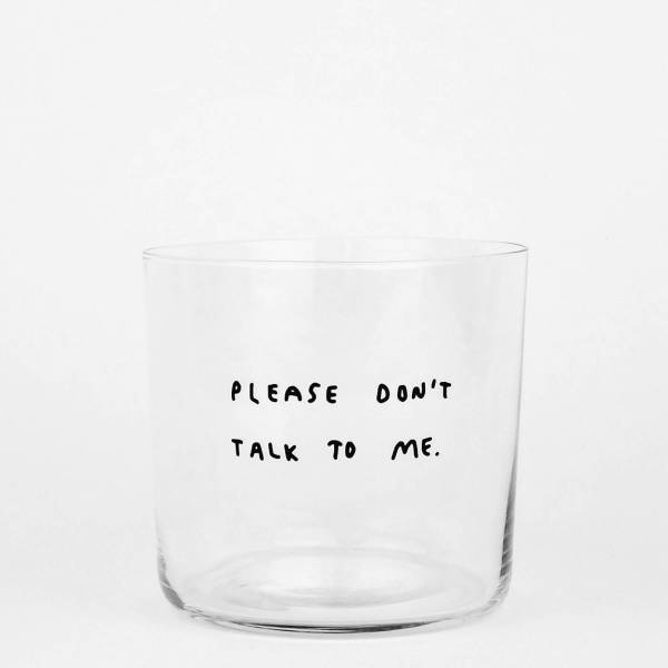 yahya_studio_Glas Please don´t talk to me