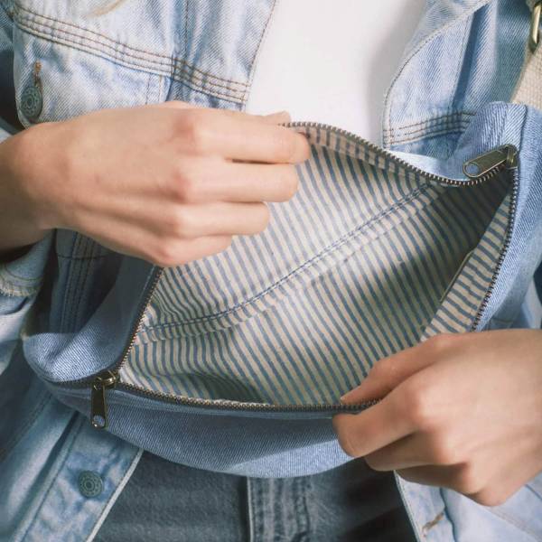 hindbag_OLIVIA fanny pack denim bleu_