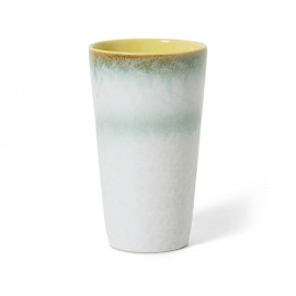 70s Ceramics Latte Mug Petal