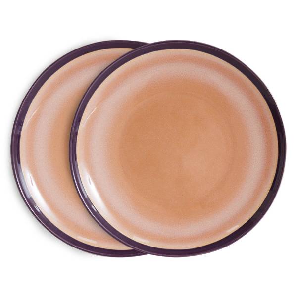 HK Living_bowls_plates_70s Ceramics Dinner Plate Bedrock_