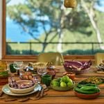HK Living_70s Ceramics Dinner Plate Palms_6