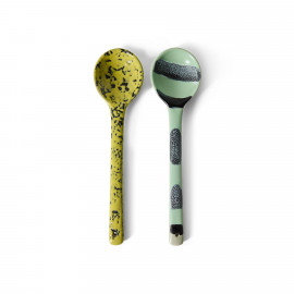 70s Ceramics Serving Spoons Mines