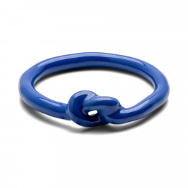 Ring Love Knot dazzling blue 57