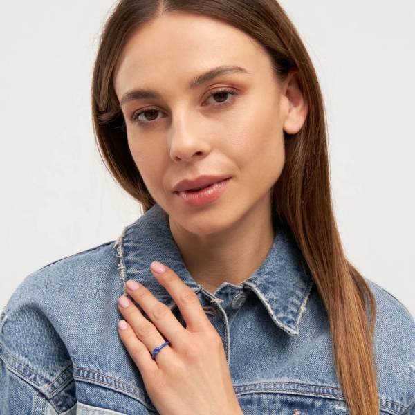 Lulu Copenhagen_Ring Love Knot dazzling blue 57_4