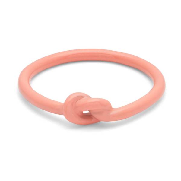 Lulu Copenhagen_Ring Love Knot burnt coral 55_