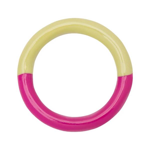 Lulu Copenhagen_Ring Double Color plum_silk light green 55_