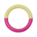 Lulu Copenhagen_Ring Double Color plum_silk light green 55_