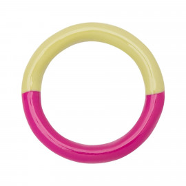 Ring Double Color plum/silk light green 55