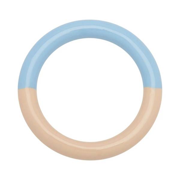 Lulu Copenhagen_Ring Double Color light blue_buttercream 57_