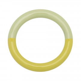 Ring Double Color lime/silk light green 55