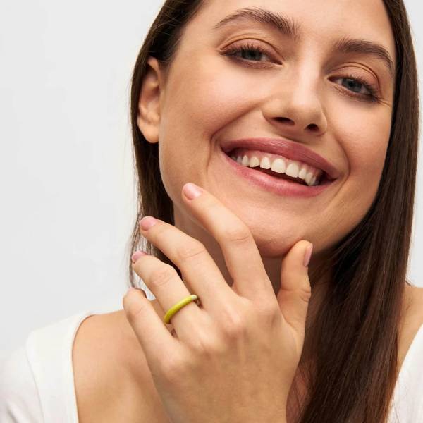 Lulu Copenhagen_Ring Double Color lime_silk light green 55_3