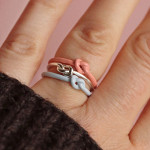 Lulu Copenhagen_Ring Love Knot burnt coral 55_6