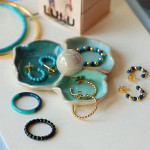 Lulu Copenhagen_Ring Double Color retro dark blue_retro blue 55_3
