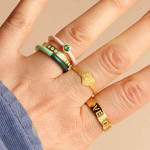 Lulu Copenhagen_Ring Double Color north sea green_sea salt green_2