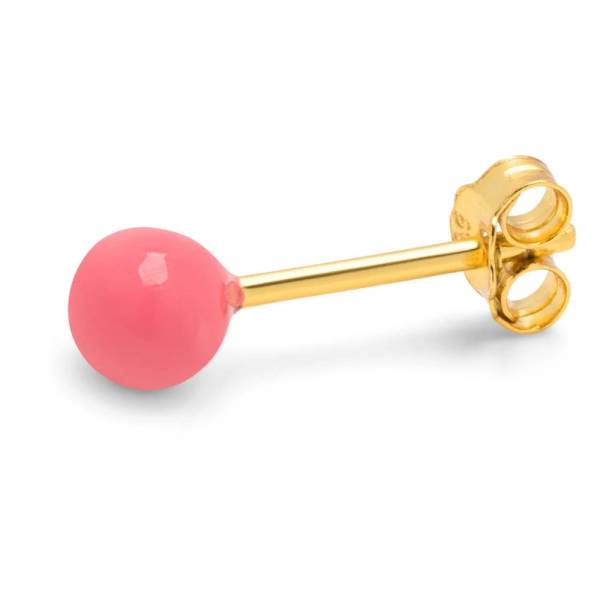 Lulu Copenhagen_Ohrstecker Color Ball Medium coral pink_