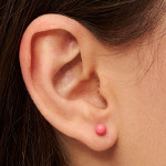 Lulu Copenhagen_Ohrstecker Color Ball Medium coral pink_2