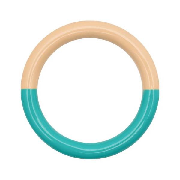 Lulu Copenhagen_Ring Double Color petrol_buttercream_
