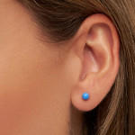 Lulu Copenhagen_Ohrstecker Color Ball Medium blue_2