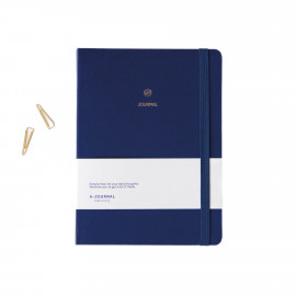 Notebook A5 dark blue