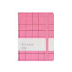 A Journal_Notebook A5 Checkered Pink_
