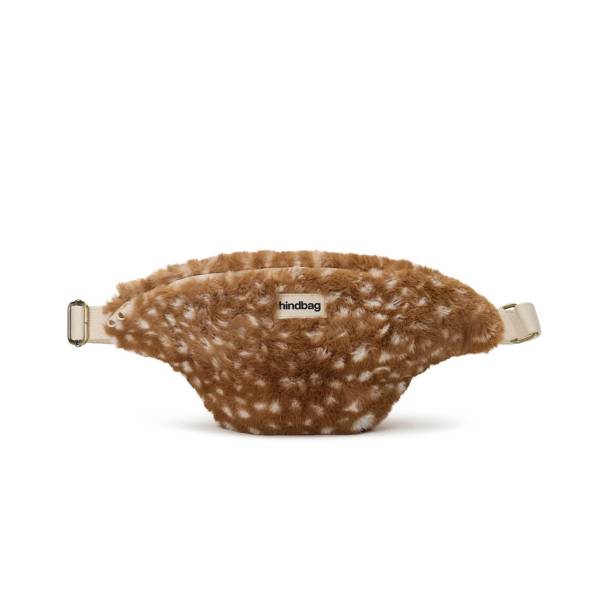 hindbag_OLIVIA fanny pack fake fur deer_