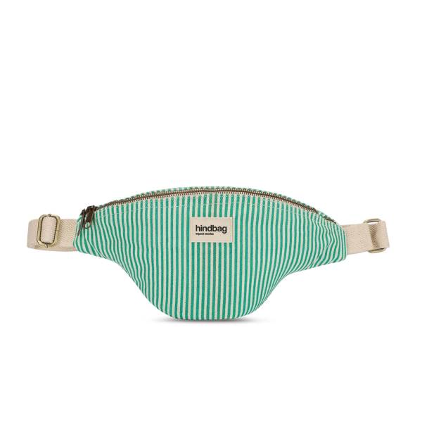 hindbag_OLIVIA fanny pack grün gestreift_