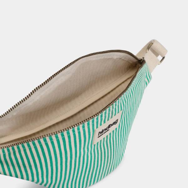 hindbag_OLIVIA fanny pack grün gestreift_2