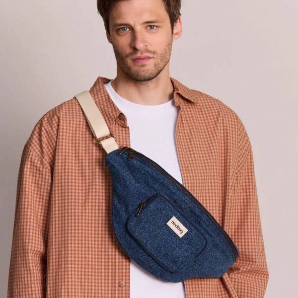 hindbag_SOFIA fanny pack denim blue