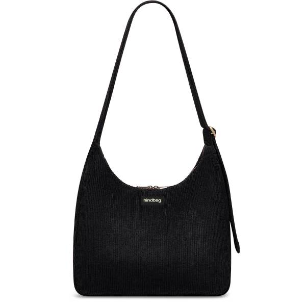 hindbag_CLAIRE Tasche kord schwarz_