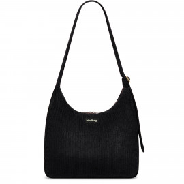 CLAIRE Tasche kord schwarz