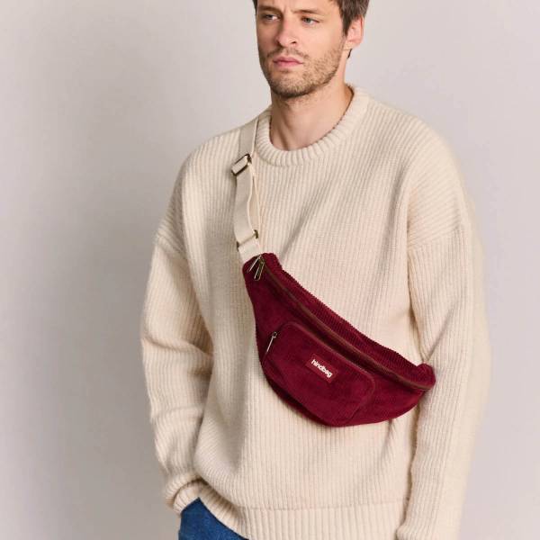 hindbag_SOFIA fanny pack kord bordeaux_3