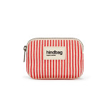 hindbag_LILI Portemonnaie rot gestreift_